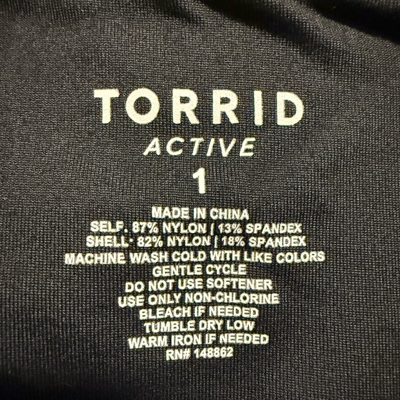 Torrid Black Athletic Skort - Picture 5 of 12
